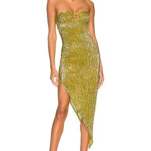 Mackenzie Midi Dress Camila Coelho | Lime Green | Size S